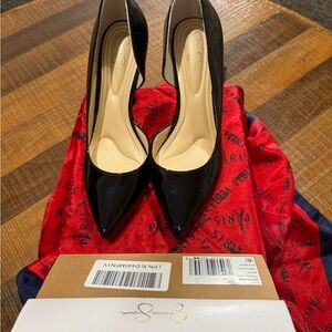 Jessica Simpson Black Patent Heels